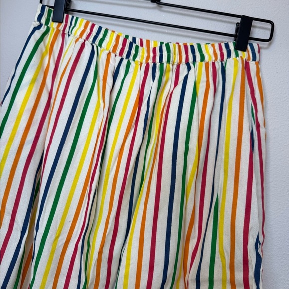 Colorful Striped A-Line Skirt - Picture 3 of 5